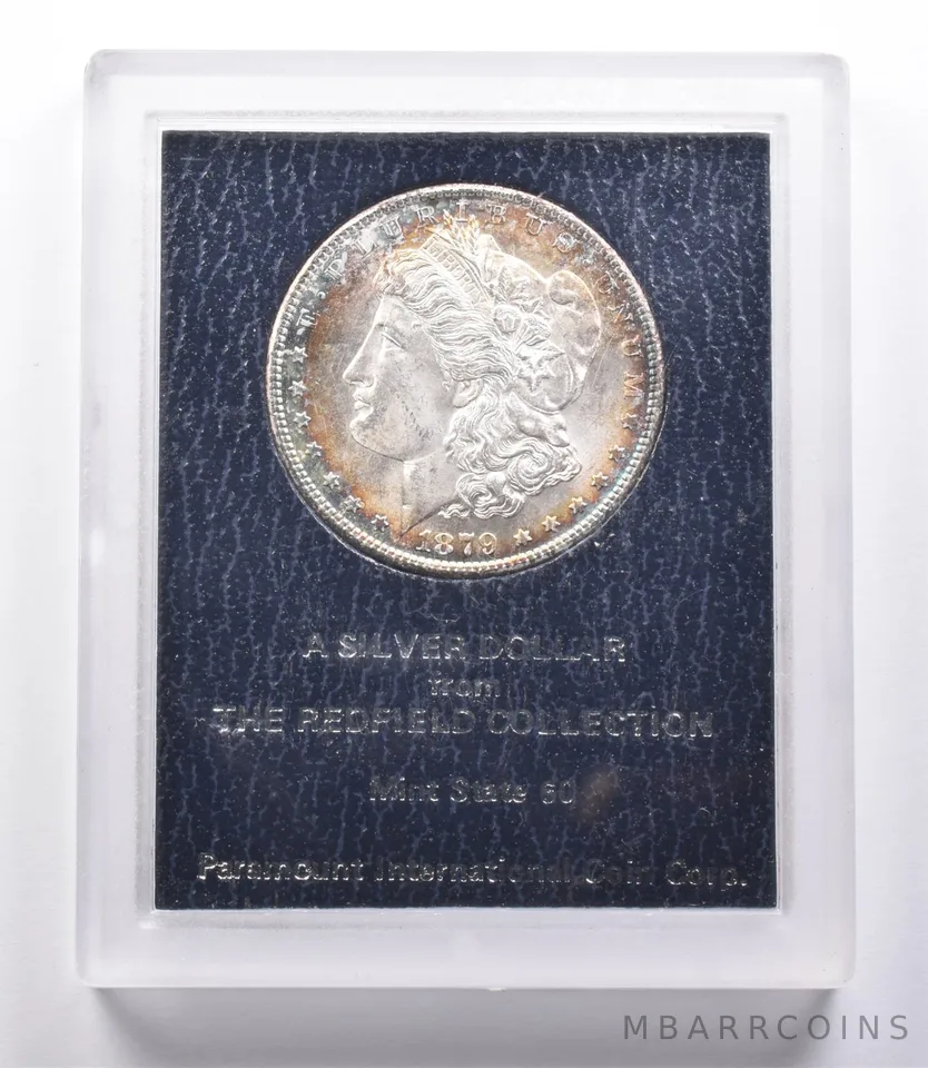 1879-S Morgan Silver Dollar Unc Redfield Collection Paramount *5002
