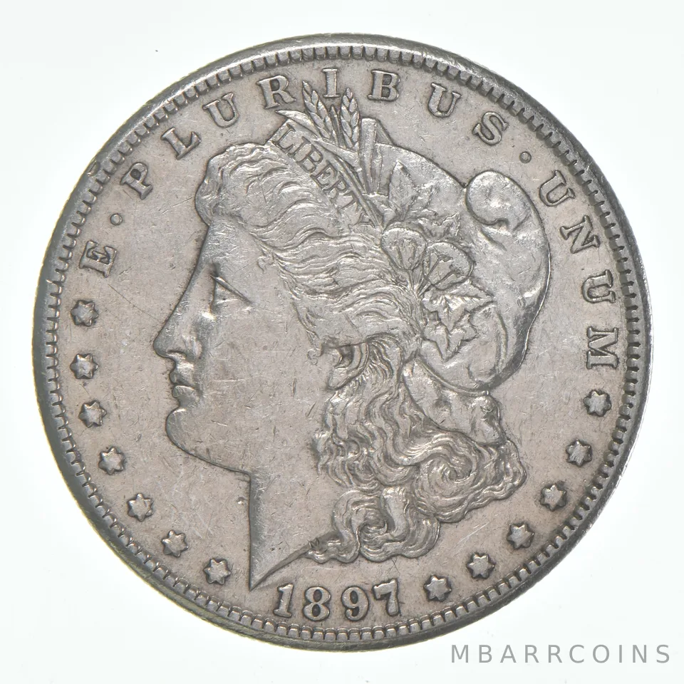 VF 1897-S Morgan Silver Dollar (1 coin)