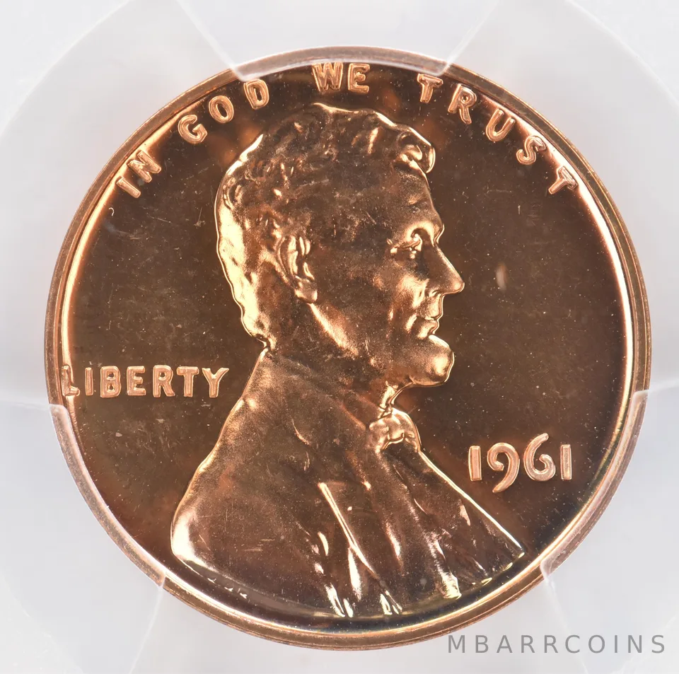 1961 Lincoln Memorial Cent PR66 RD PCGS Beautiful Tone *0971