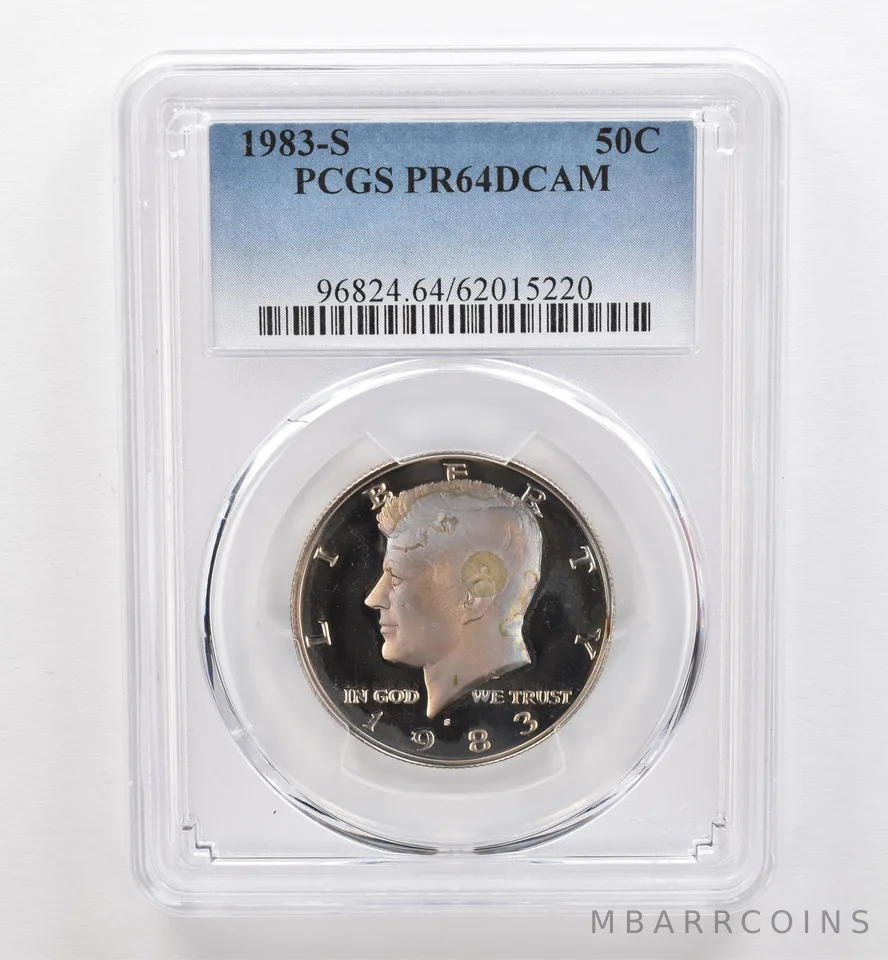 1983-S Kennedy Half Dollar PR64 DCAM PCGS Beautiful Tone *9268