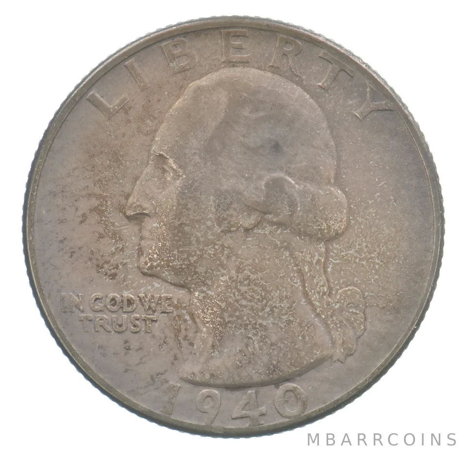 1940 Washington Quarter Beautiful Tone *4159