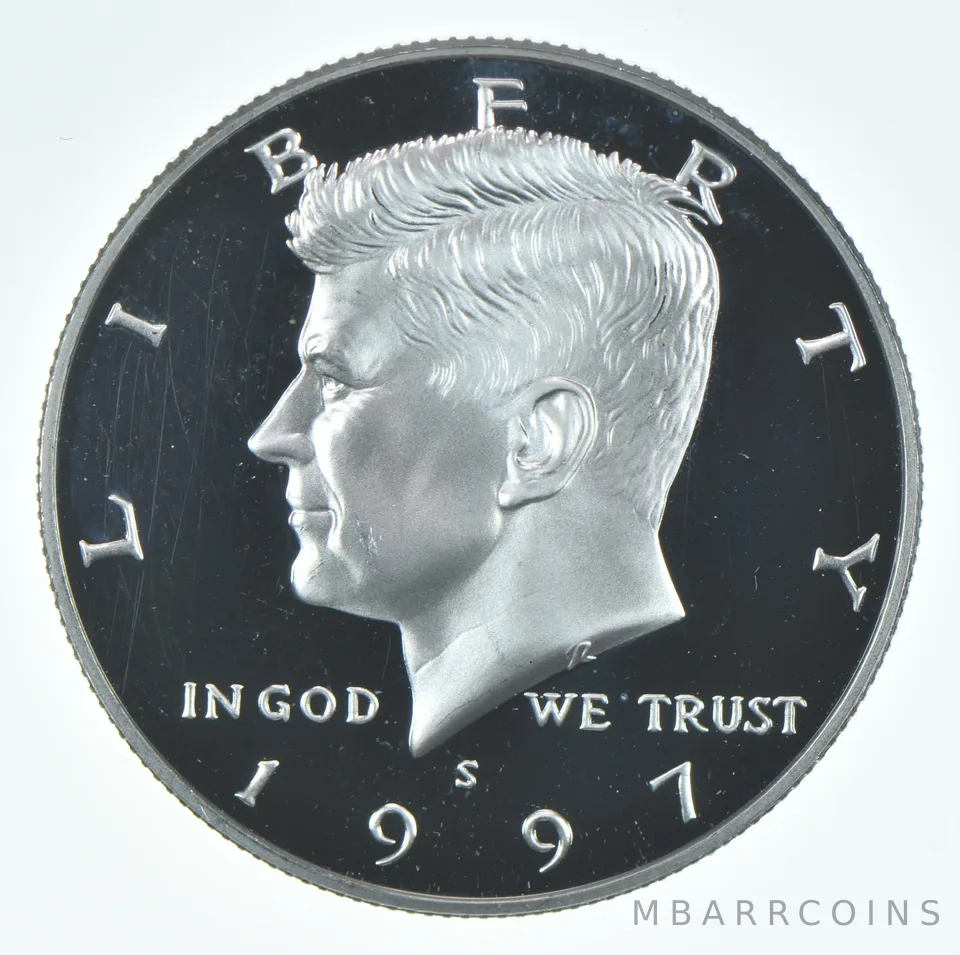 1997-S Kennedy Half Dollar Proof 90% Silver