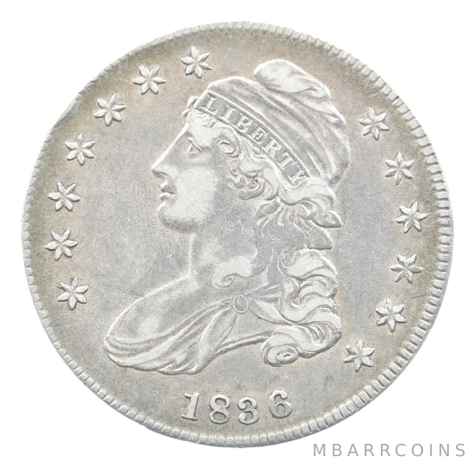 1836 Capped Bust Half Dollar O-101 R1 *5035