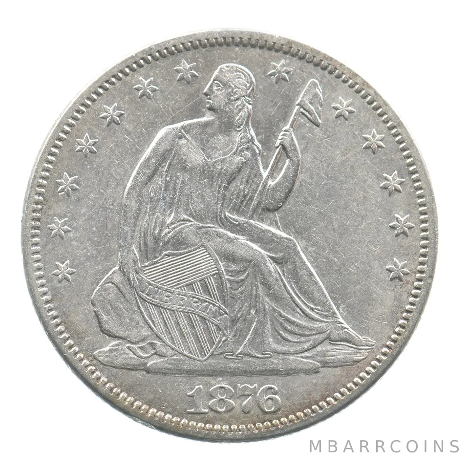 1876-S Seated Liberty Half Dollar *7677