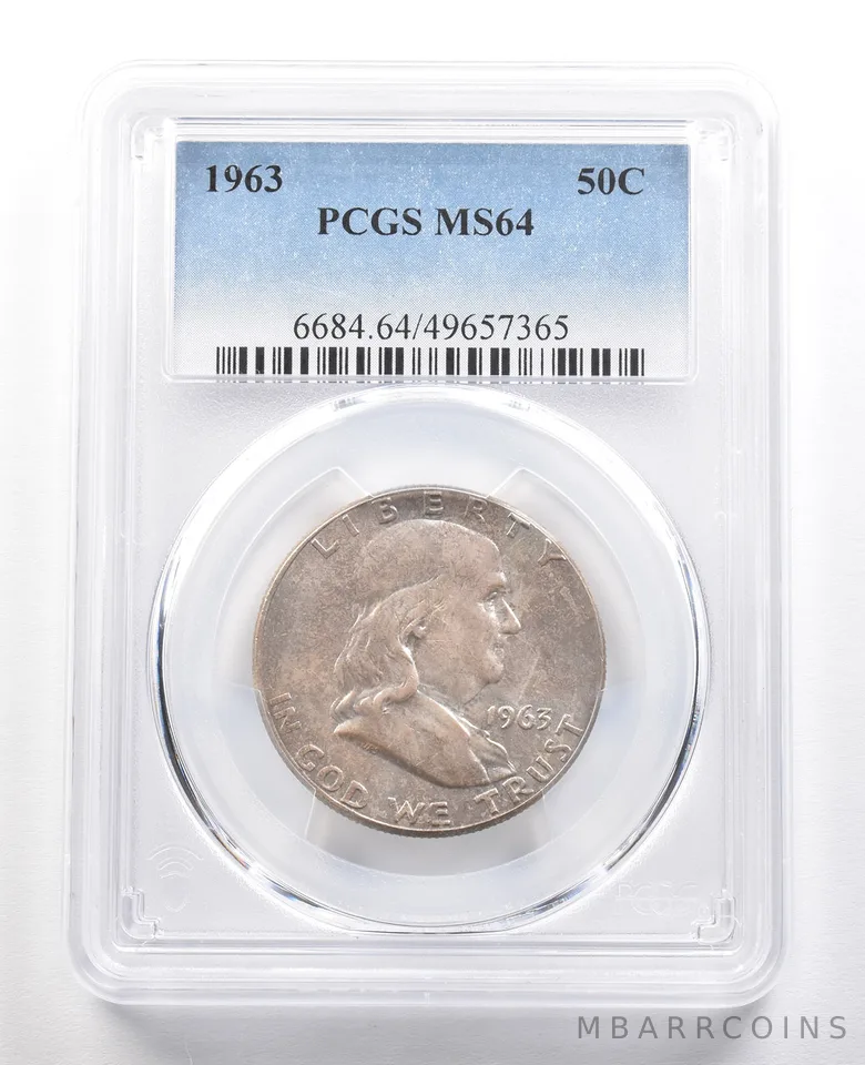 1963 Franklin Half Dollar MS64 PCGS *6620