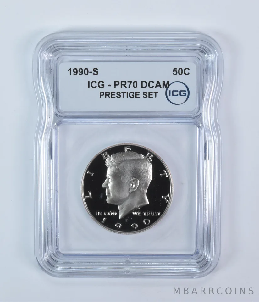 1990-S Kennedy Half Dollar Prestige Set PR70 DCAM ICG
