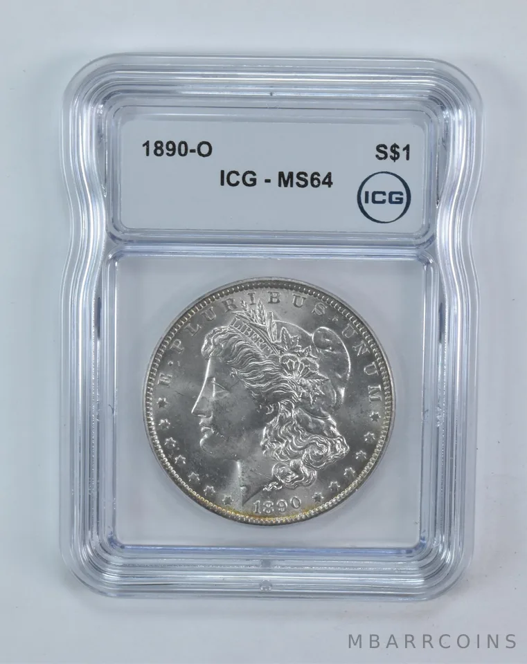 1890-O Morgan Silver Dollar MS64 ICG