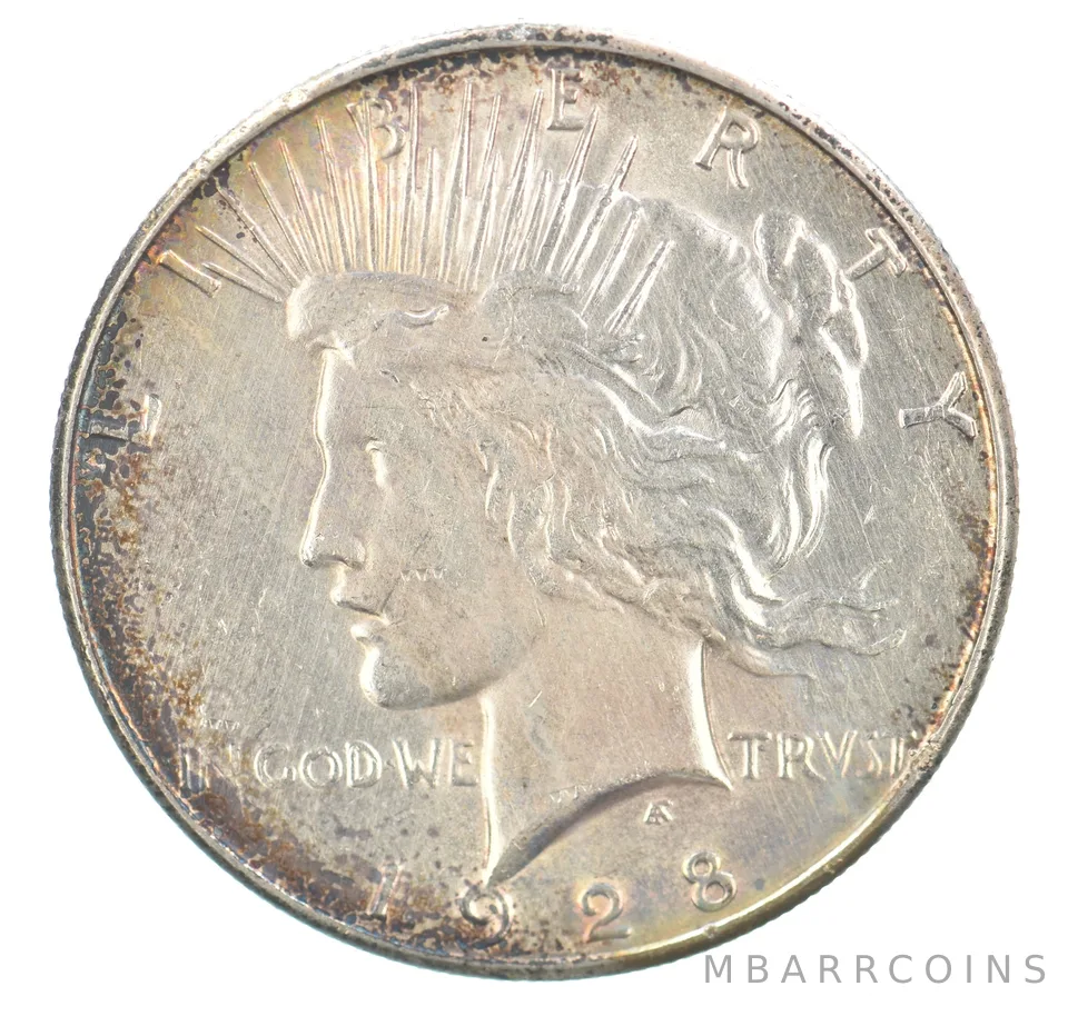 1928-S Peace Silver Dollar Beautiful Tone a2831