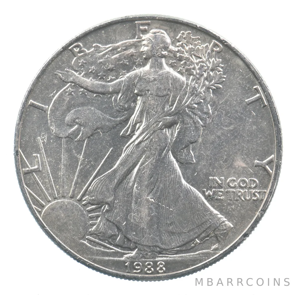 Better Date 1988 American Silver Eagle 1 Troy Oz .999 Fine Silver *818