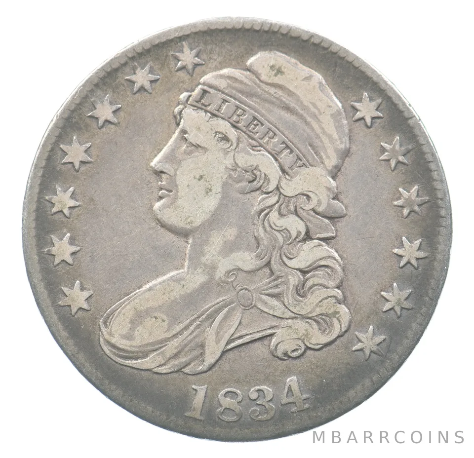 1834 Seated Liberty Half Dollar *7739