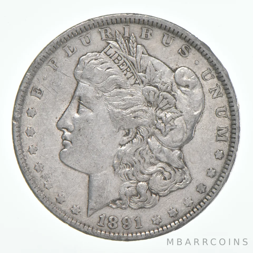 VF 1891 (P) Morgan Silver Dollar (1 coin)