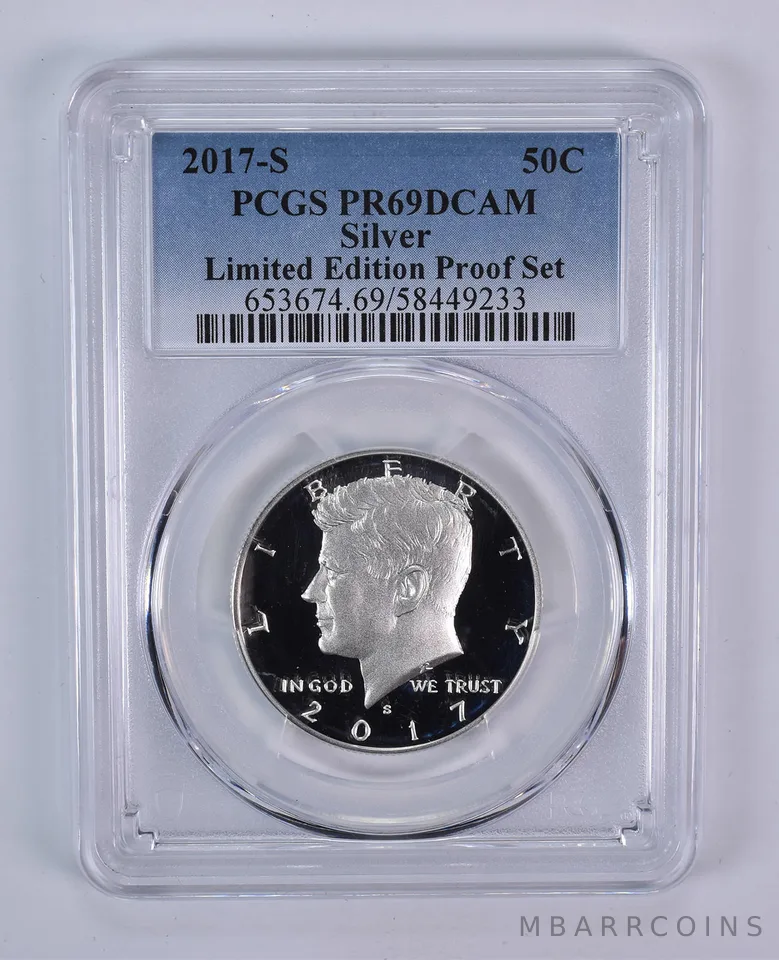 2017-S Kennedy Half Dollar Silver Limited Edition Set PR69 DCAM PCGS