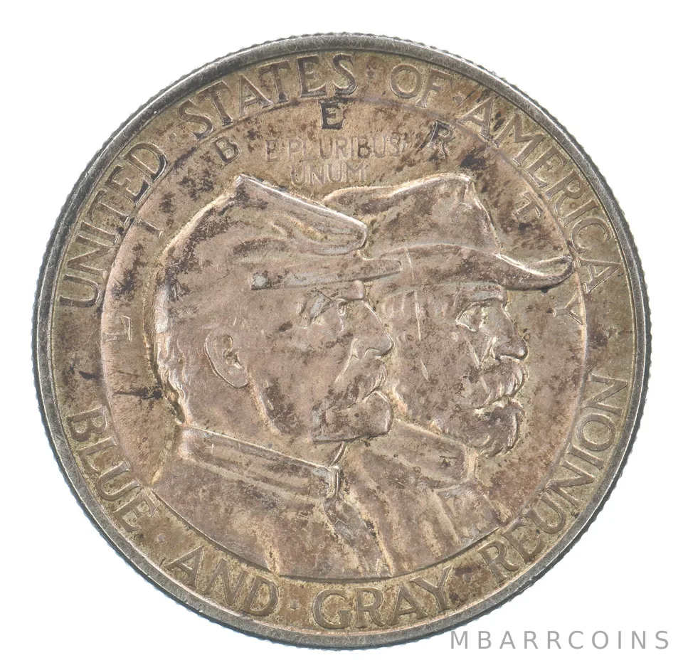 1936 Battle of Gettysburg Commemorative Half Dollar Beautiful Tone *9748