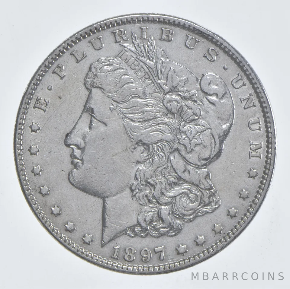 1897 Morgan Silver Dollar Estate Coin Collection *243