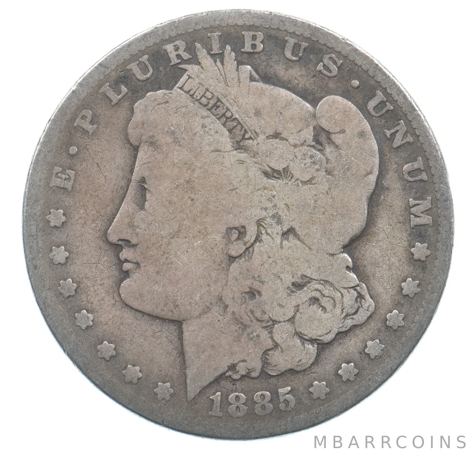 Early - 1885 Morgan Silver Dollar - 90% US Coin *922