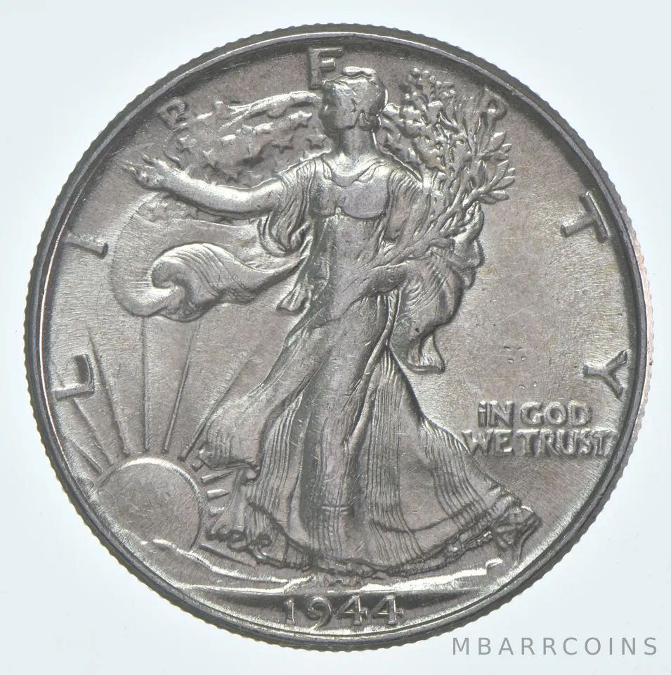 CHAU 1944 (P) Walking Liberty Half Dollar Choice AU 90% Silver (1pc)