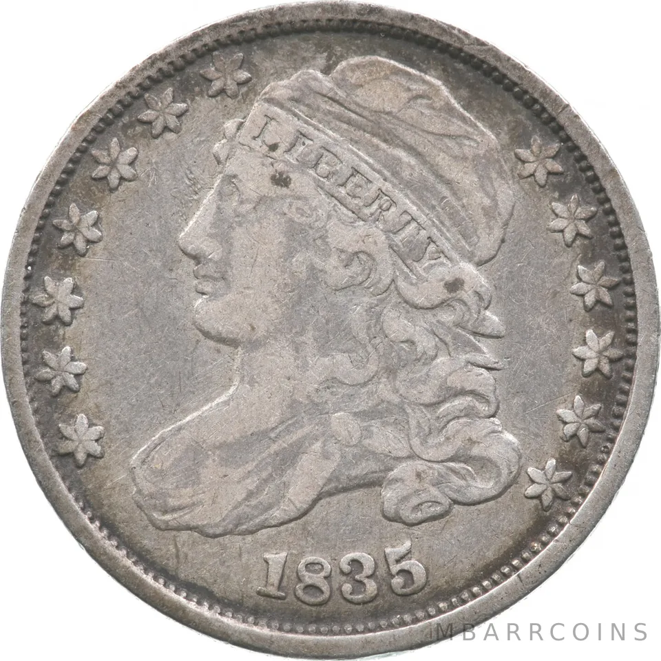 1835 Capped Bust Dime *5692
