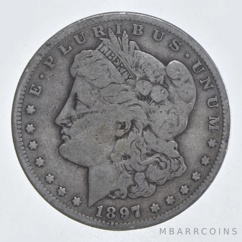 Early - 1897-S Morgan Silver Dollar - 90% US Coin *018
