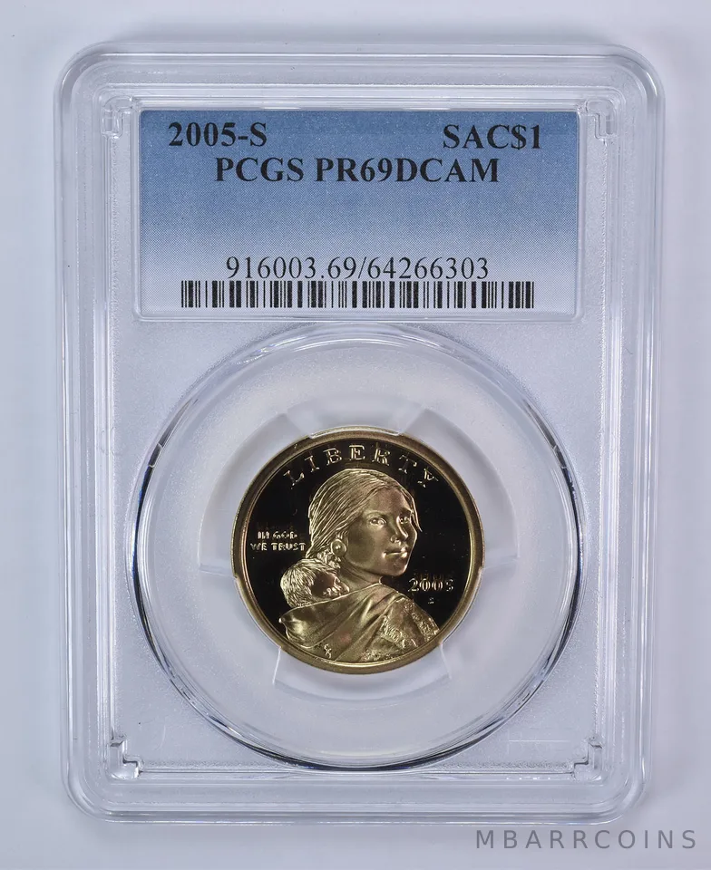 2005-S Sacagawea $1 PR69 DCAM PCGS Blue Label