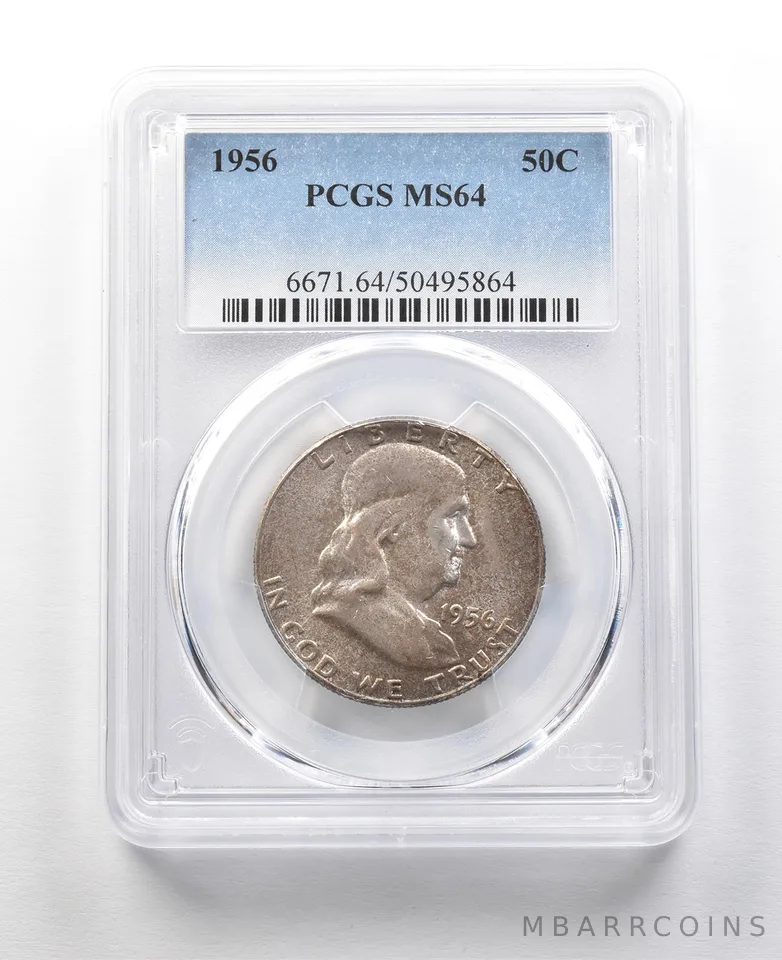 1956 Franklin Half Dollar MS64 PCGS FS-401 Bugs Bunny *8958