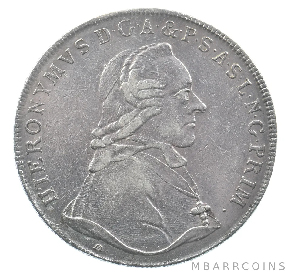 1796 Austrian States Salzburg Thaler *0050