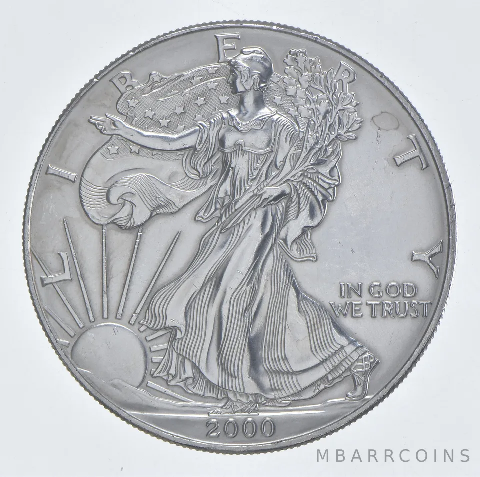 Better Date 2000 American Silver Eagle 1 Troy Oz .999 Fine Silver *081