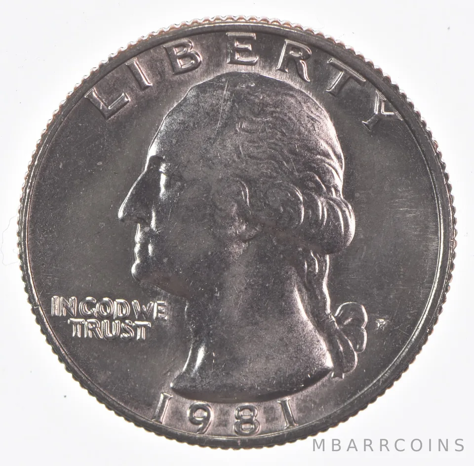 1981-P Washington Quarter Clad Unc