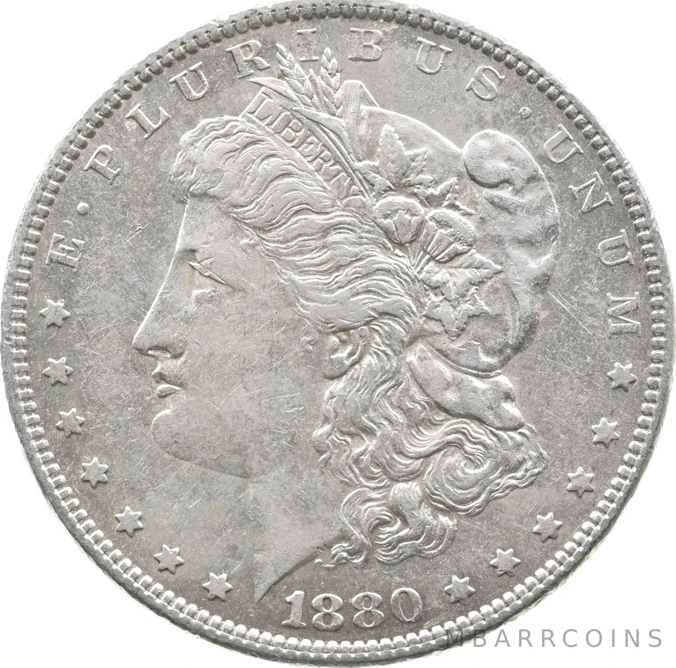 1880-O Morgan Silver Dollar a2807