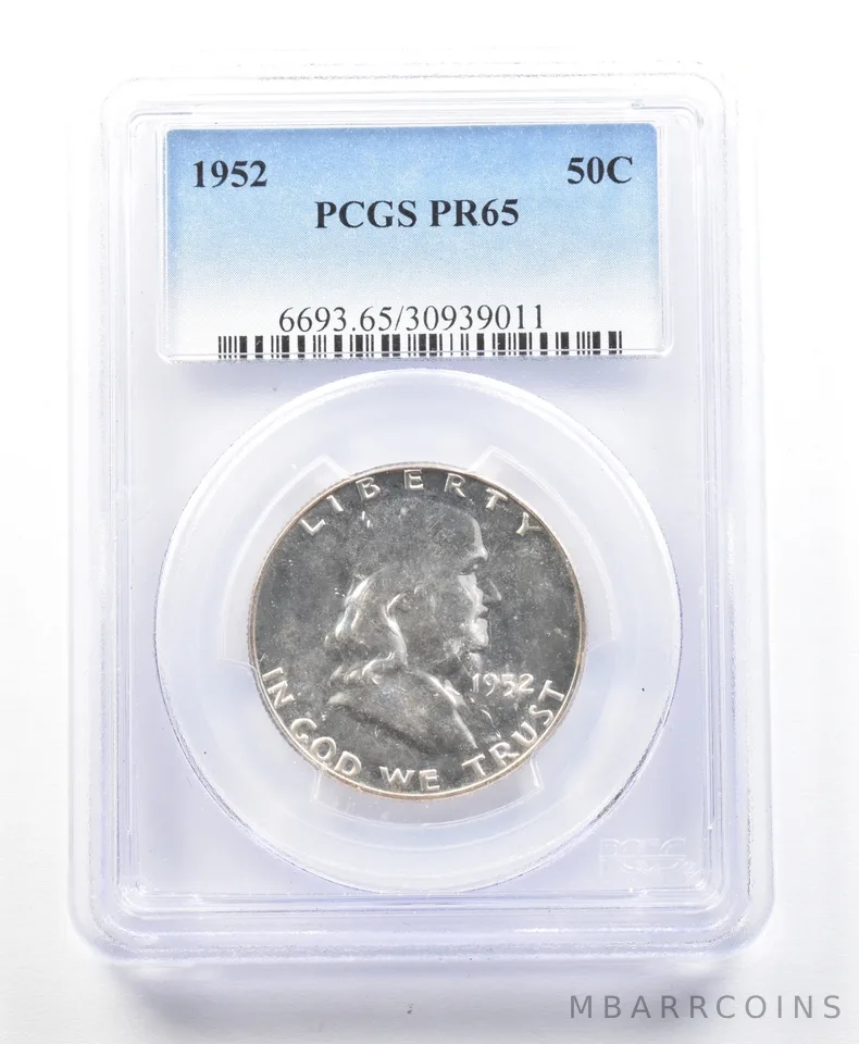 1952 Franklin Half Dollar PR65 PCGS *2321