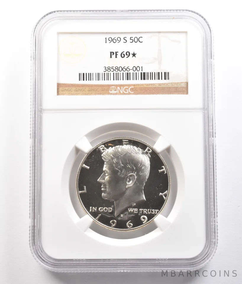 1969-S Kennedy Half Dollar PF69* STAR NGC a0799