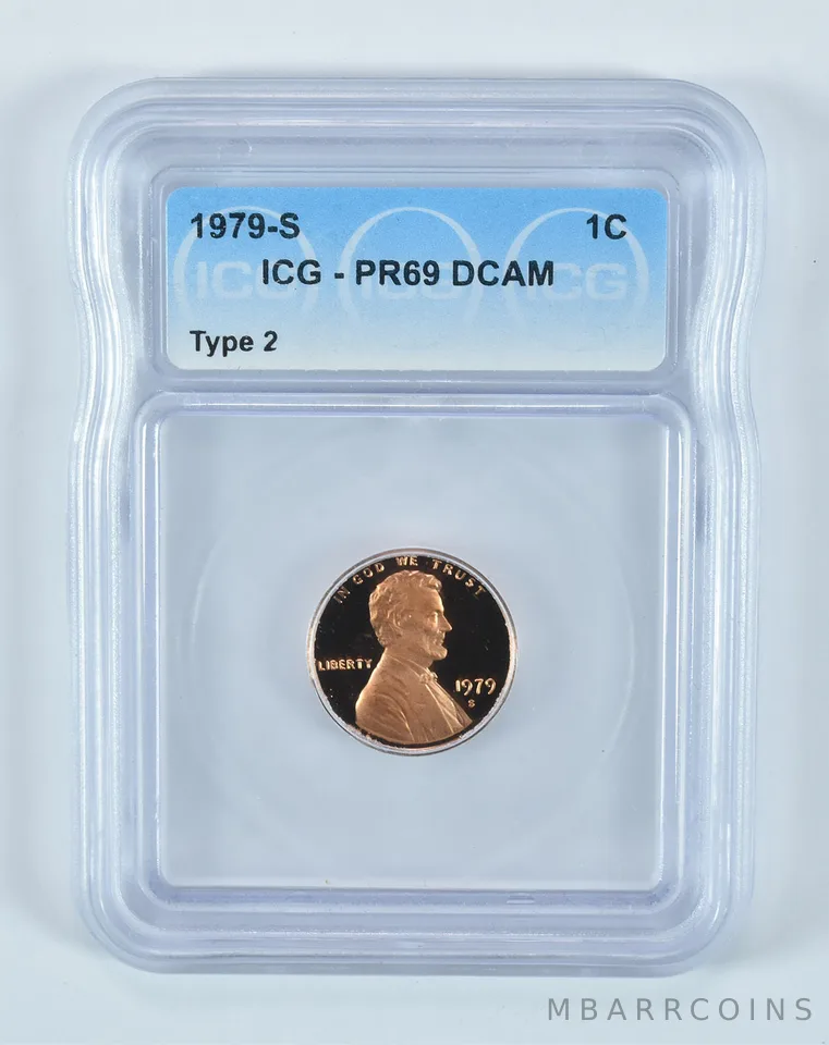 1979-S Lincoln Memorial Cent Type 2 PR69 DCAM ICG