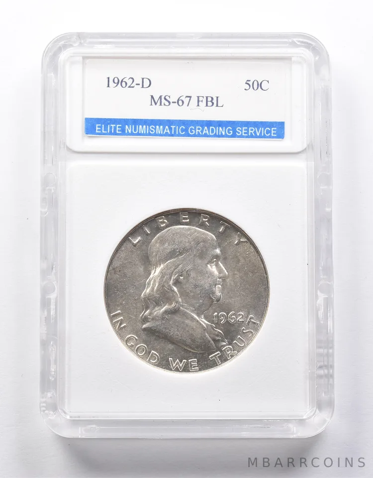 1962-D Franklin Half Dollar FBL Uncirculated *8570