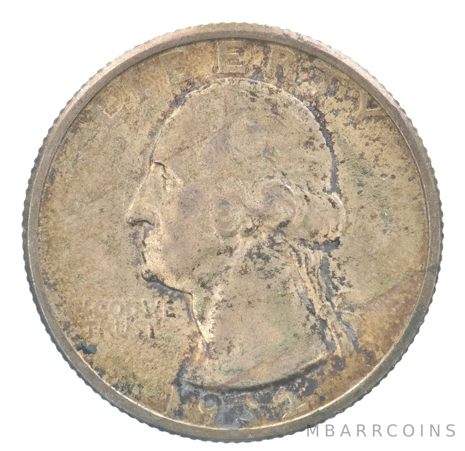 1932 Washington Quarter Beautiful Tone *0137
