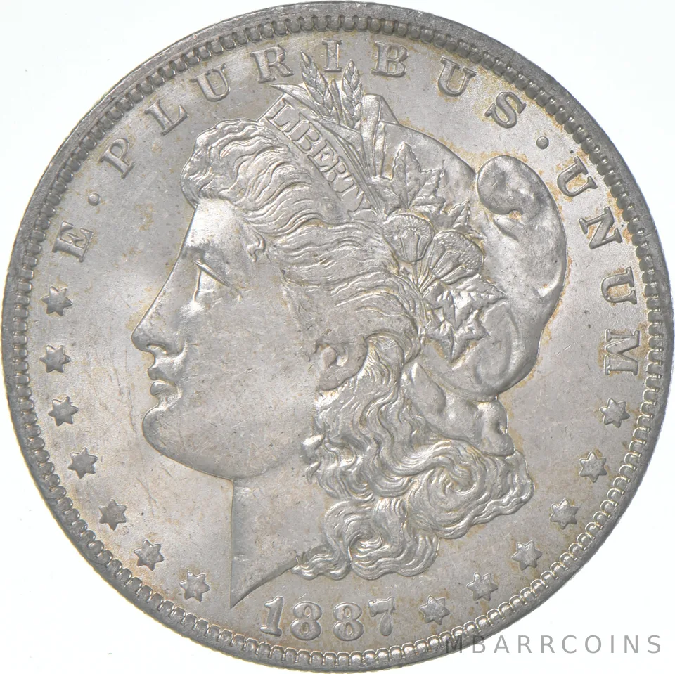 BU/Unc 1887-O Morgan Silver Dollar (1 coin)