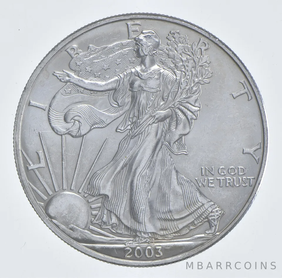 Better Date 2003 American Silver Eagle 1 Troy Oz .999 Fine Silver *547
