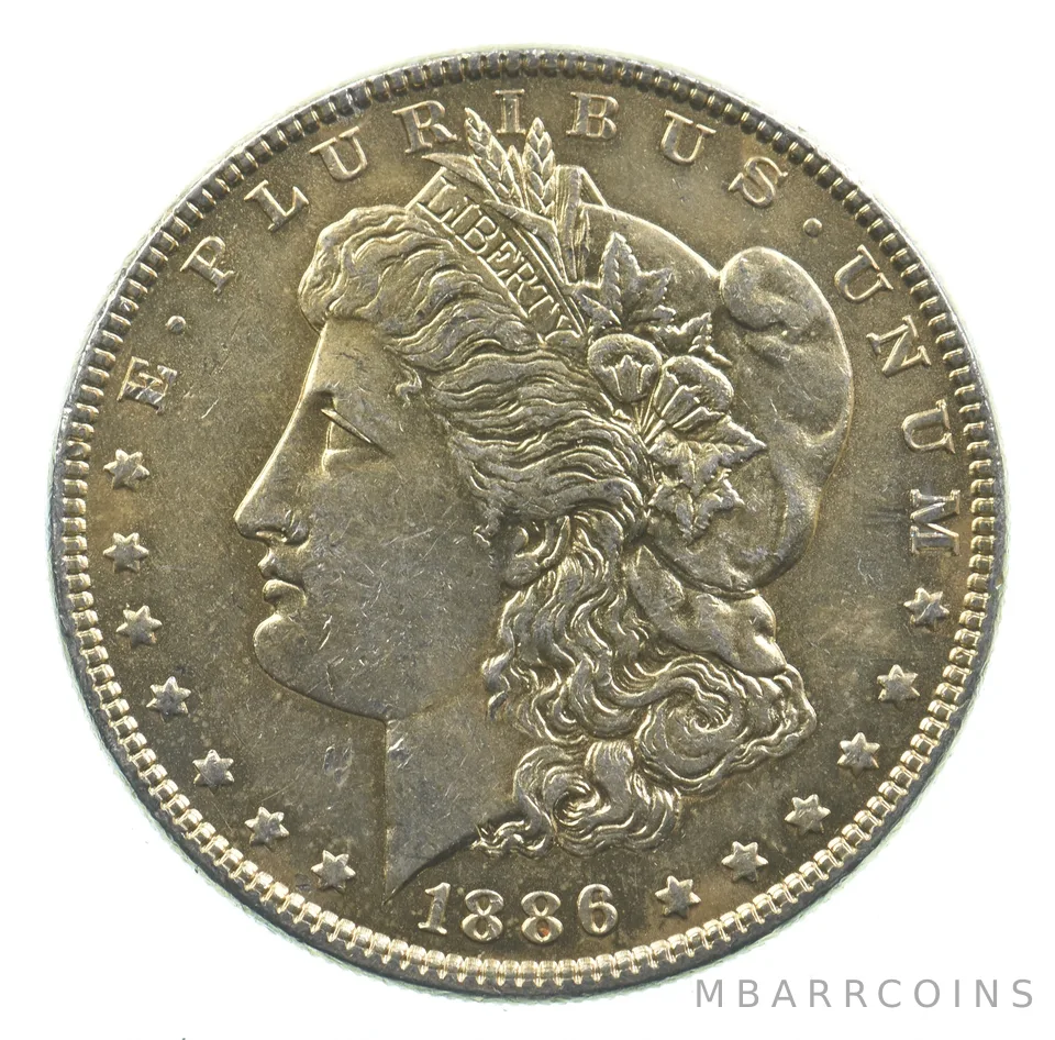 Early - 1886 Morgan Silver Dollar - 90% US Coin *569