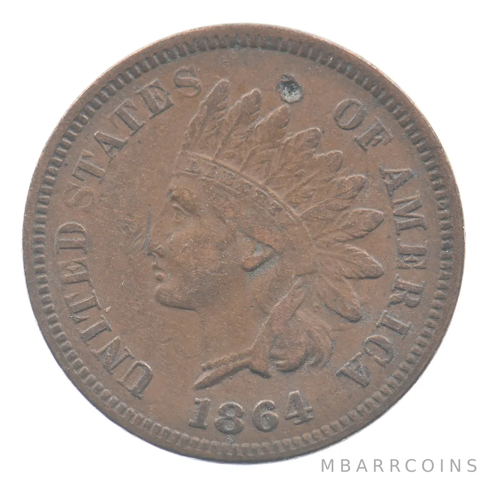 1864 L Indian Head Cent *8829