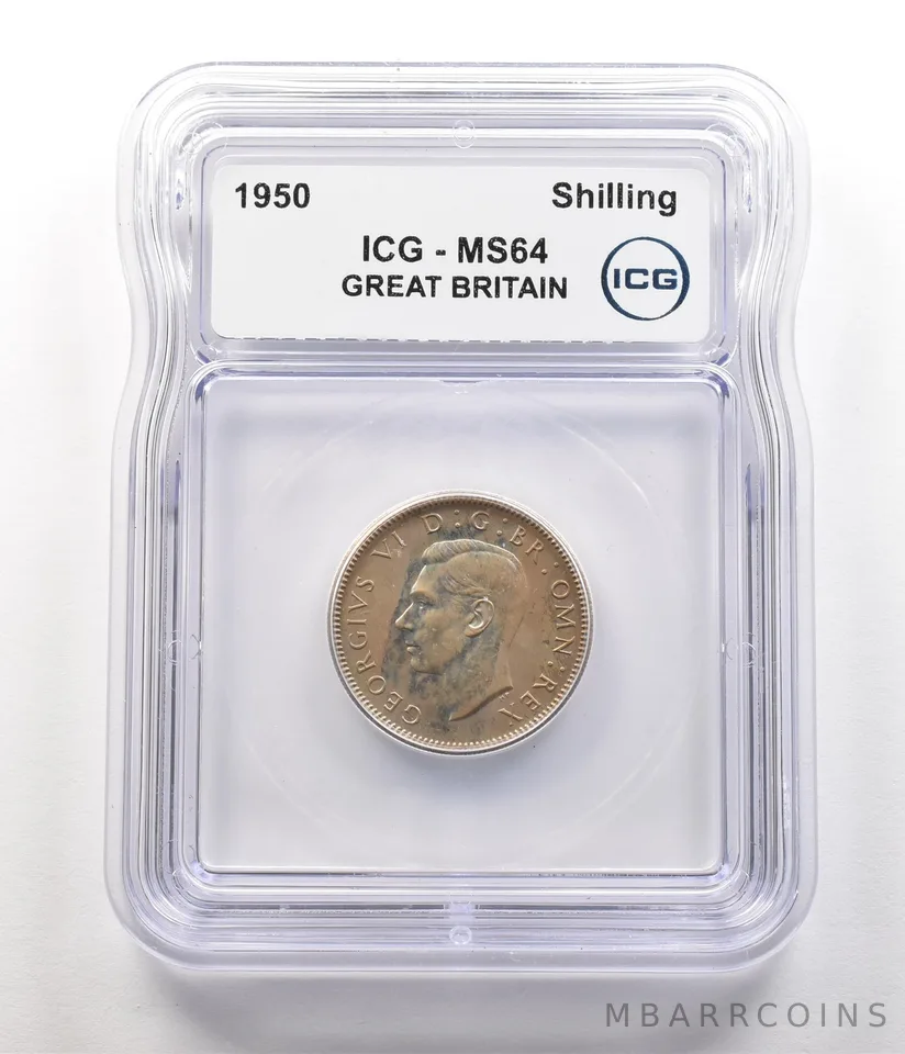 1950 Great Britain Shilling MS64 ICG *6778