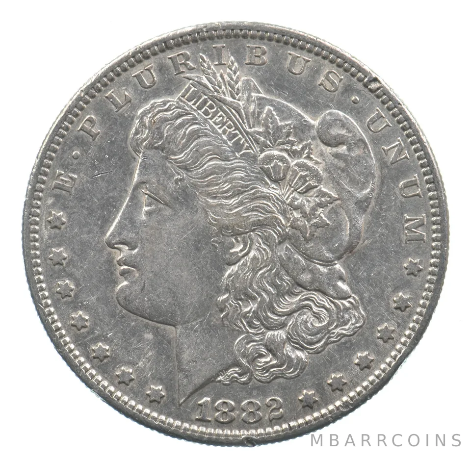 Early - 1882-S Morgan Silver Dollar - 90% US Coin *765