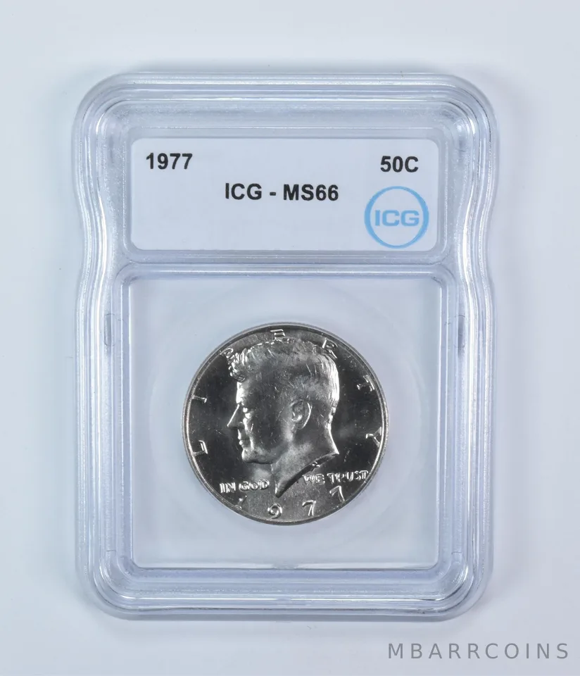 1977 Kennedy Half Dollar MS66 ICG