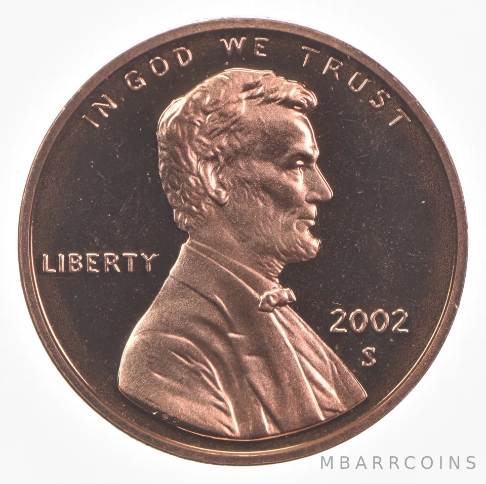 2002-S Lincoln Memorial Cent Proof