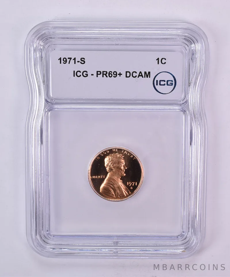 1971-S Lincoln Memorial Cent PR69+ DCAM ICG