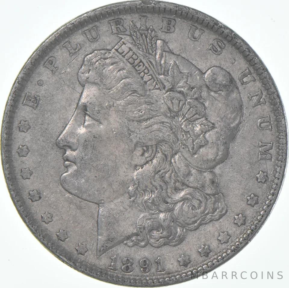 XF 1891 (P) Morgan Silver Dollar (1 coin)