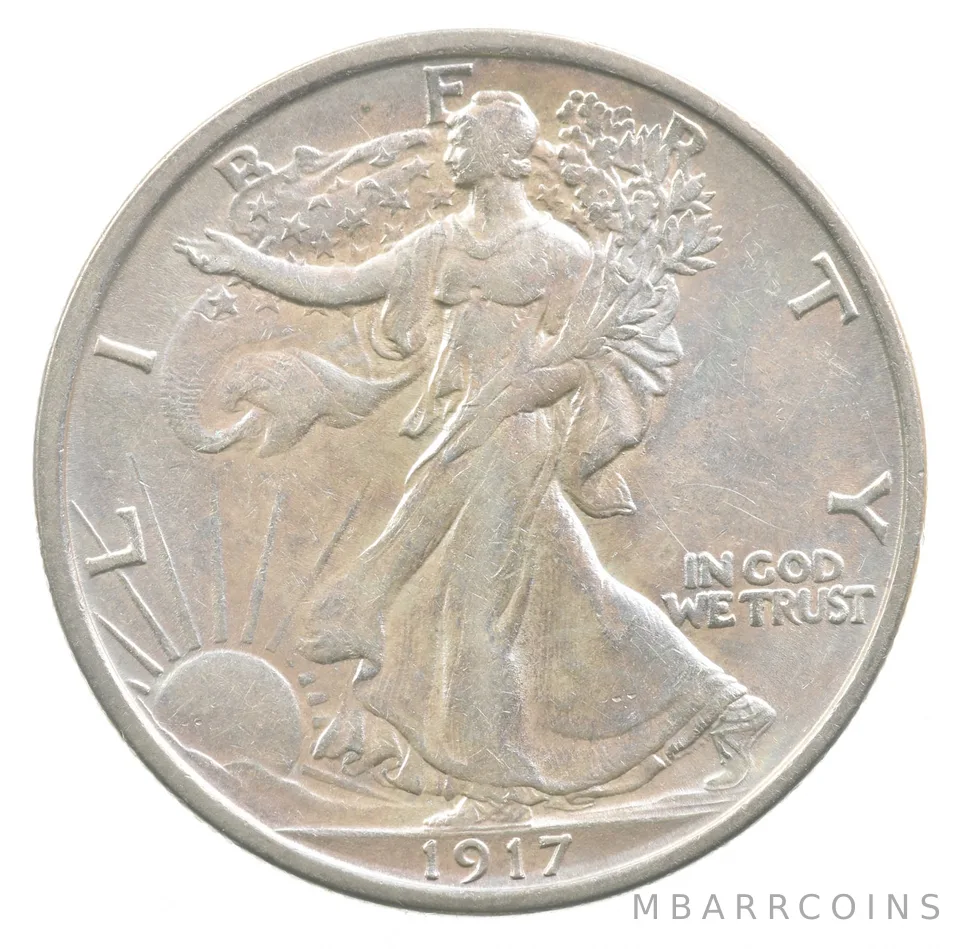 1917-S Walking Liberty Half Dollar *6382