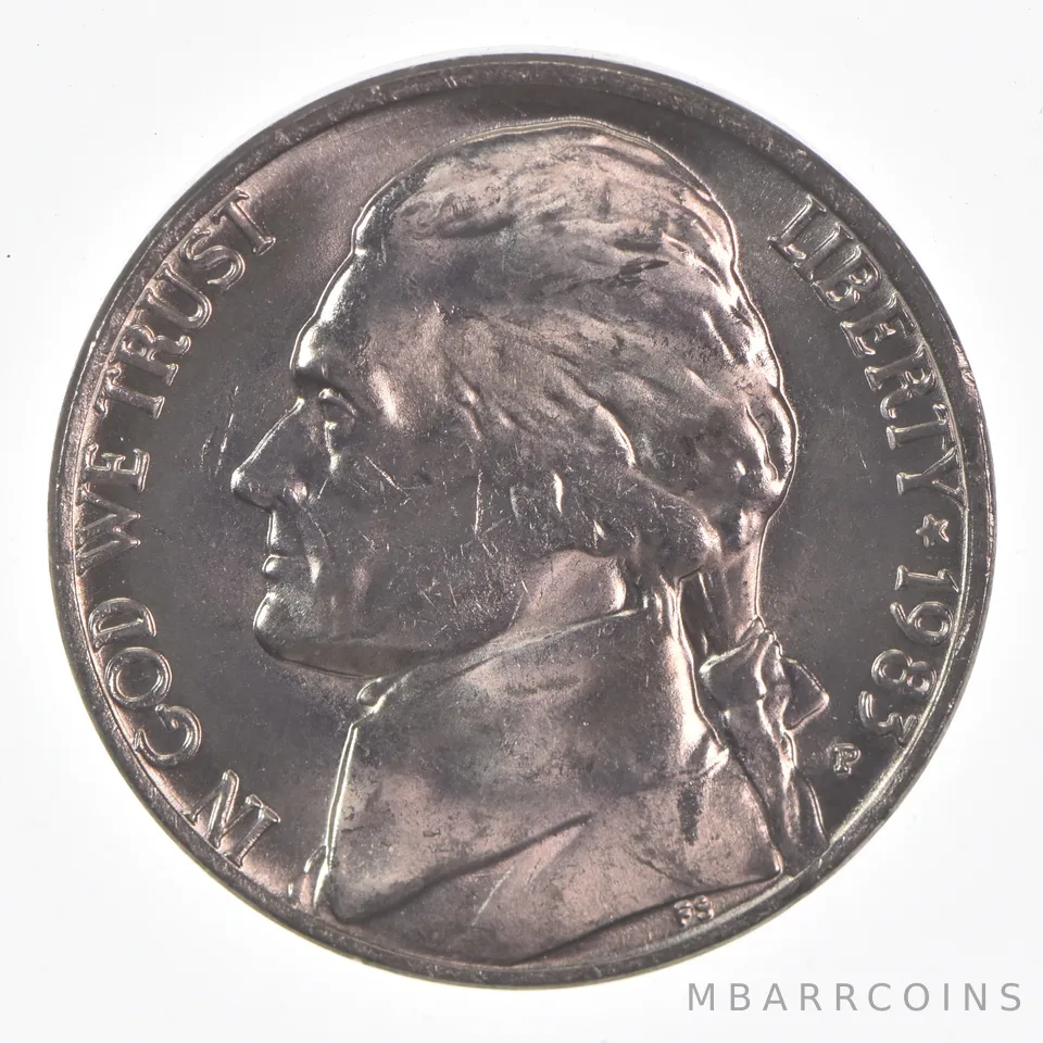 1983-P Jefferson Nickel Unc