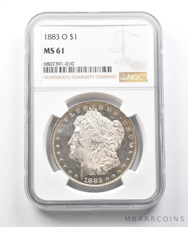 MS61 1883-O Morgan Silver Dollar NGC Great Contrast a1760