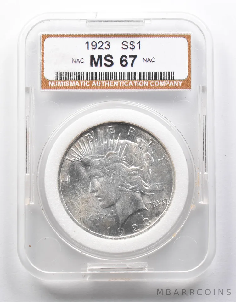 1923 Peace Silver Dollar Uncirculated *8758