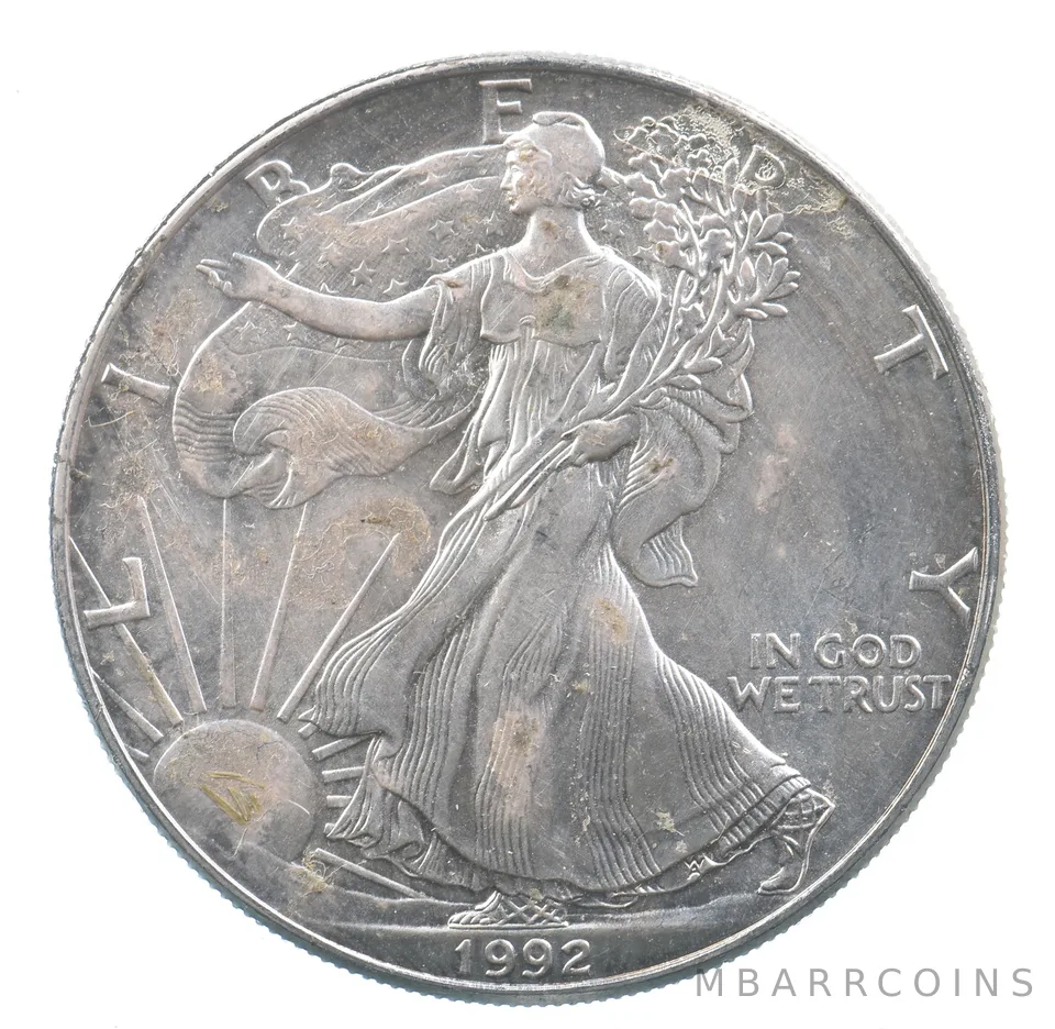 Better Date 1992 American Silver Eagle 1 Troy Oz .999 Fine Silver *792