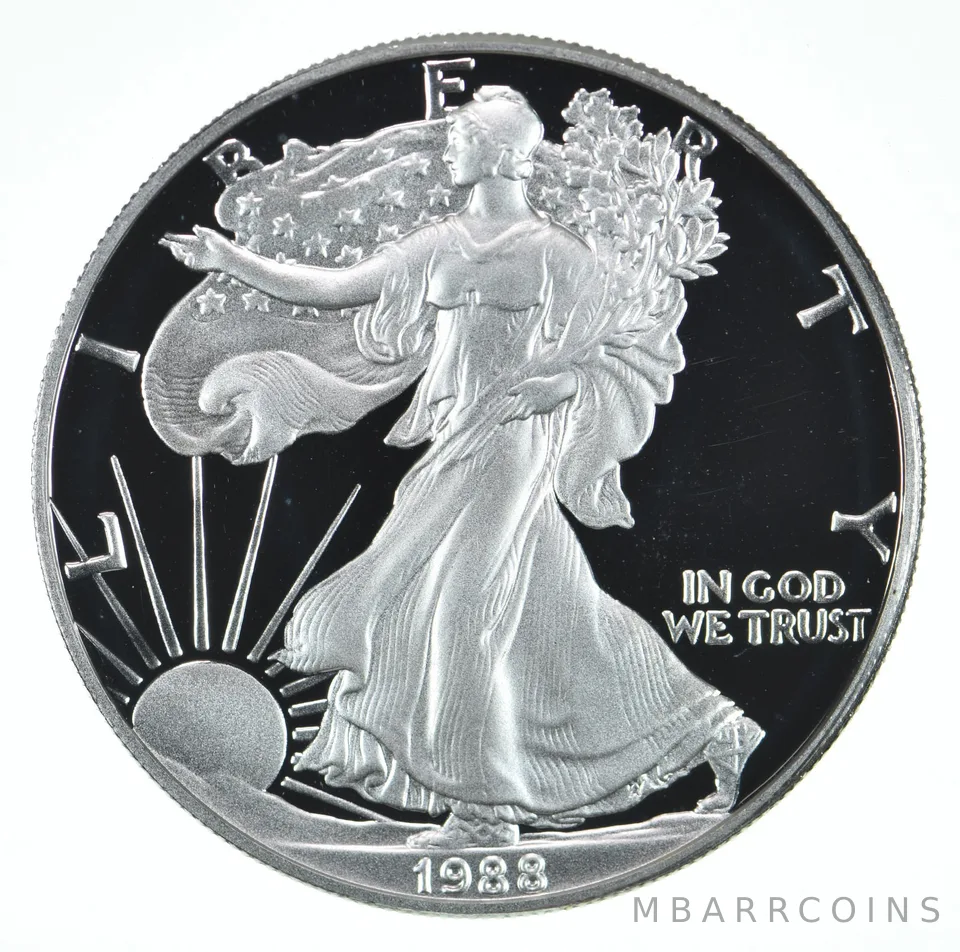 1988-S American Silver Eagle Proof Coin 1 Oz