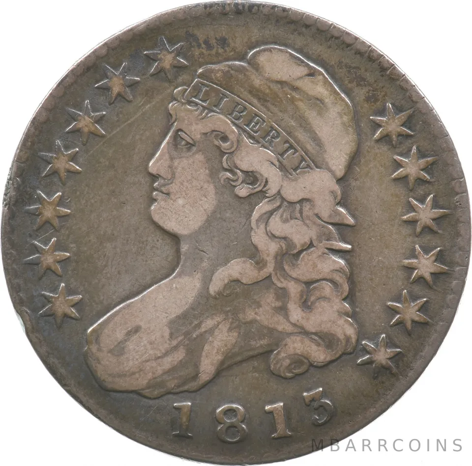 1813 Capped Bust Half Dollar a2868